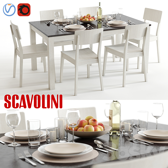 Scavolini Duke and Mika 3ds Max - thumbnail 1