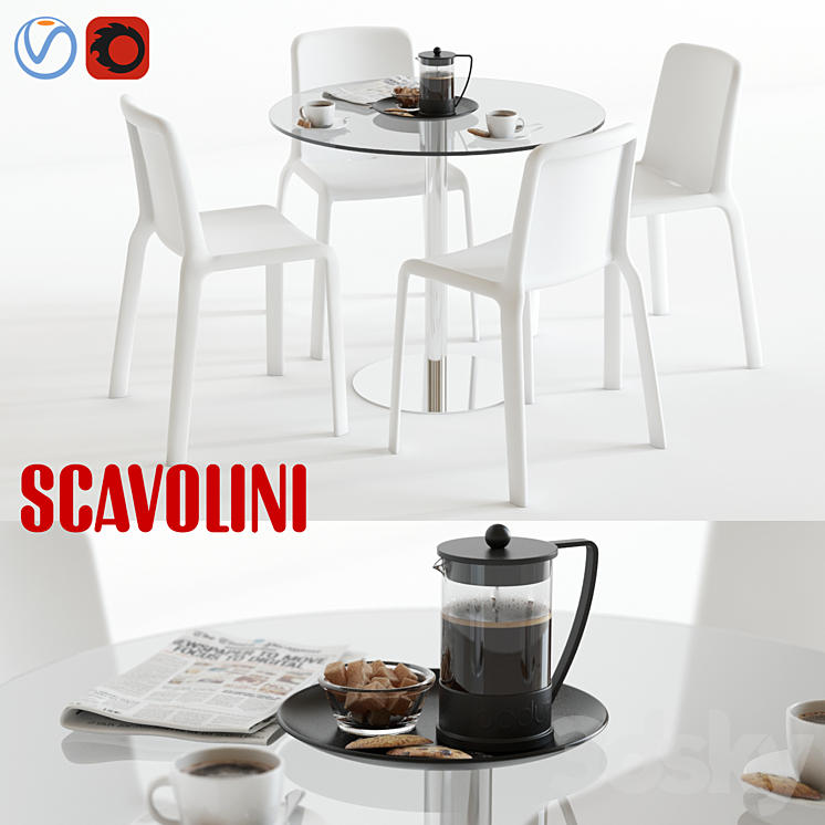 Scavolini Loop and Snow 3DS Max - thumbnail 1