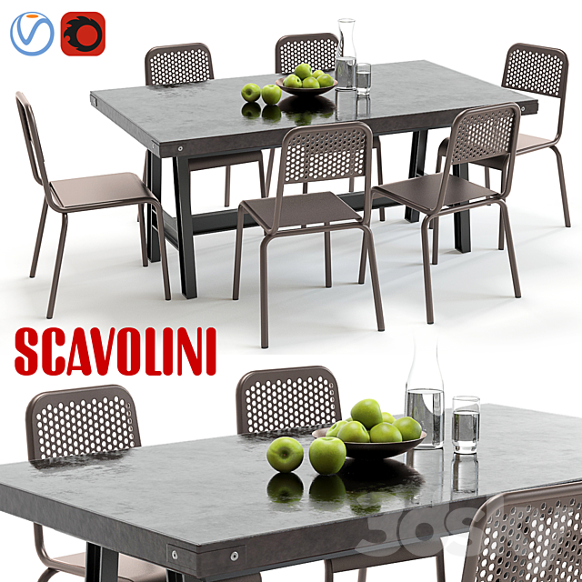 Scavolini Misfit and Nizza 3DSMax File - thumbnail 1