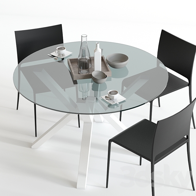 Scavolini Shangai and Mya 3DS Max Model - thumbnail 3