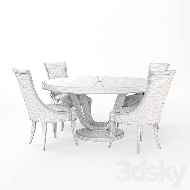 Schnadig Avondale set 2 3DS Max Model - thumbnail 3