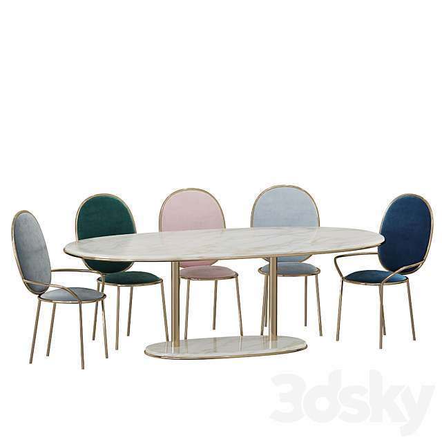 se-collections Stay Dining Table 3DSMax File - thumbnail 2