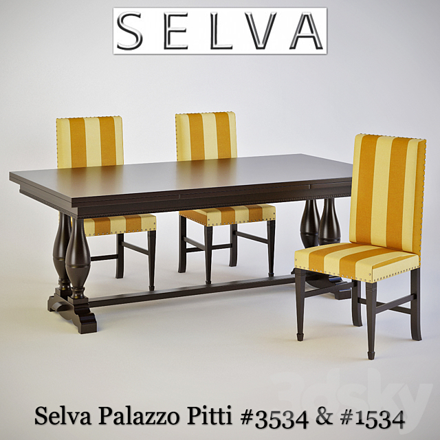 Selva Timeless Beauty Palazzo Pitti # 3534 & # 1534 3DSMax File - thumbnail 1