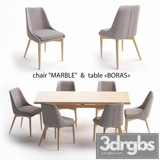 Set Marble and Boras 3dsmax Download - thumbnail 1