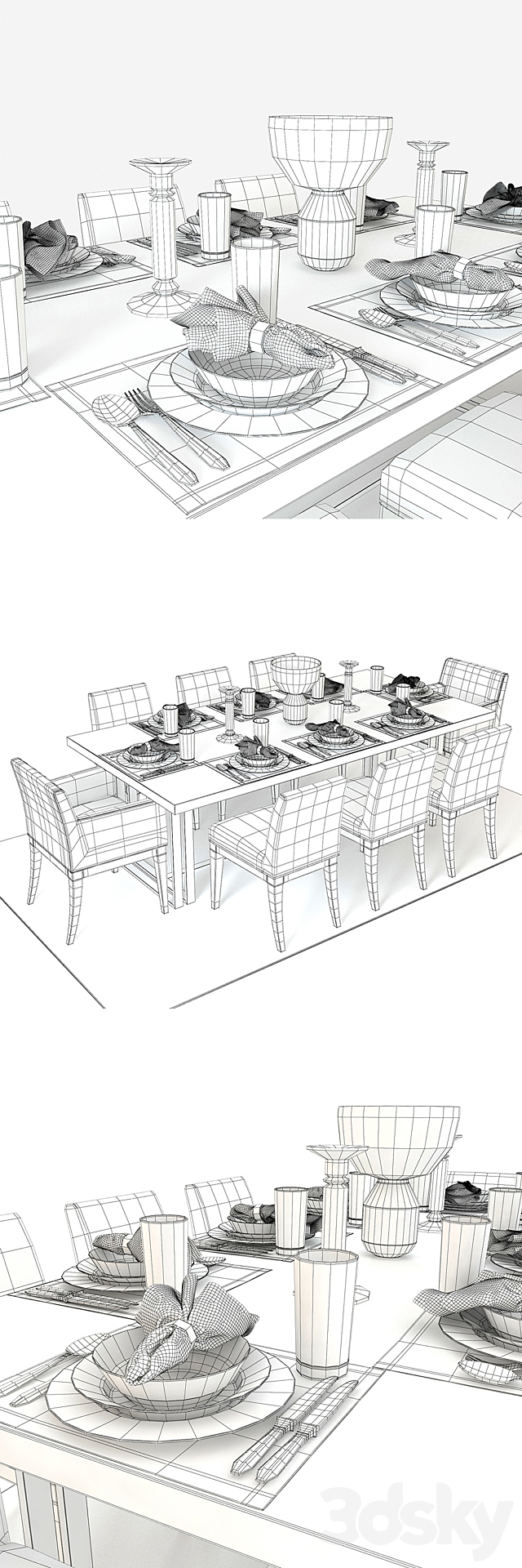 Set of furniture The Sofa & Chair Company (set2) 3DSMax File - thumbnail 3