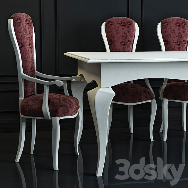 Seven Sedie Sophia Seven Sedie Alina 3DS Max Model - thumbnail 2