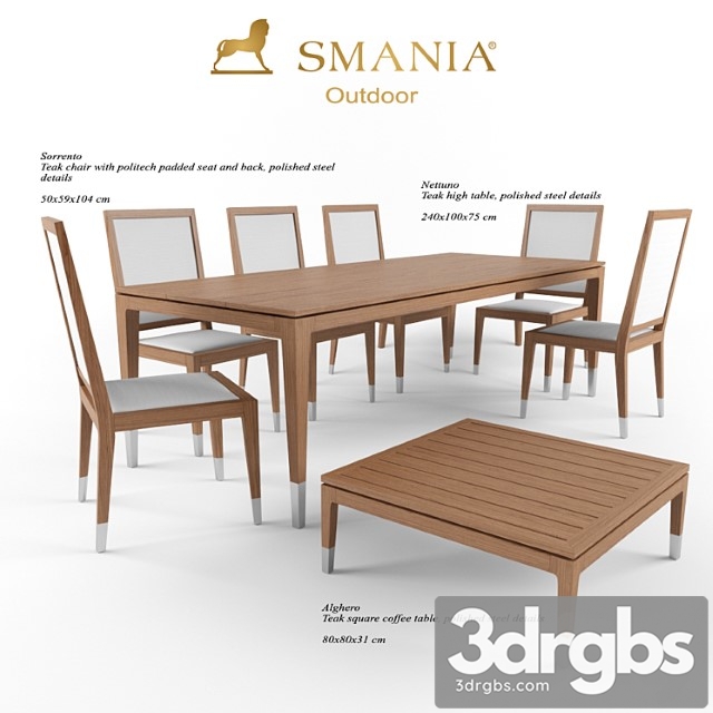 Smania sorrento nettuno alghero 2 3dsmax Download - thumbnail 1