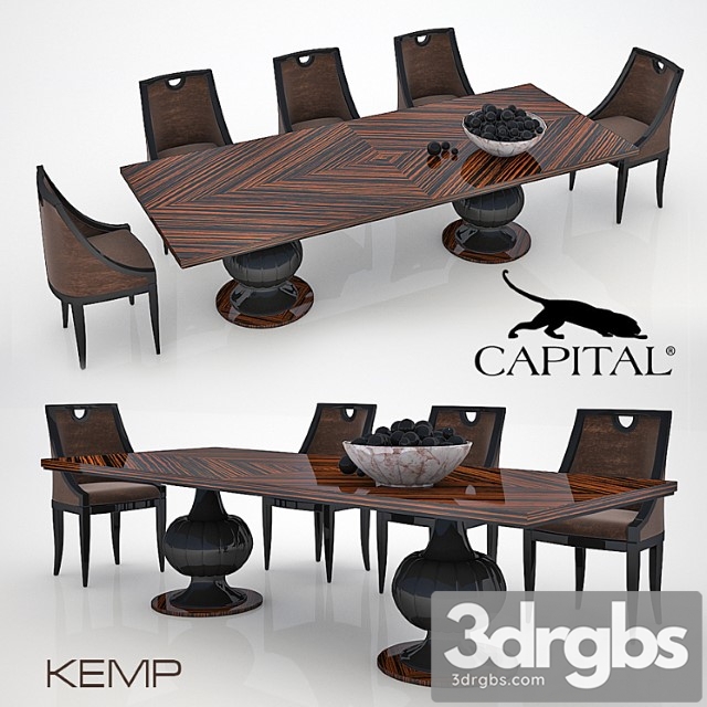 Stol I Stul Capital 3dsmax Download - thumbnail 1