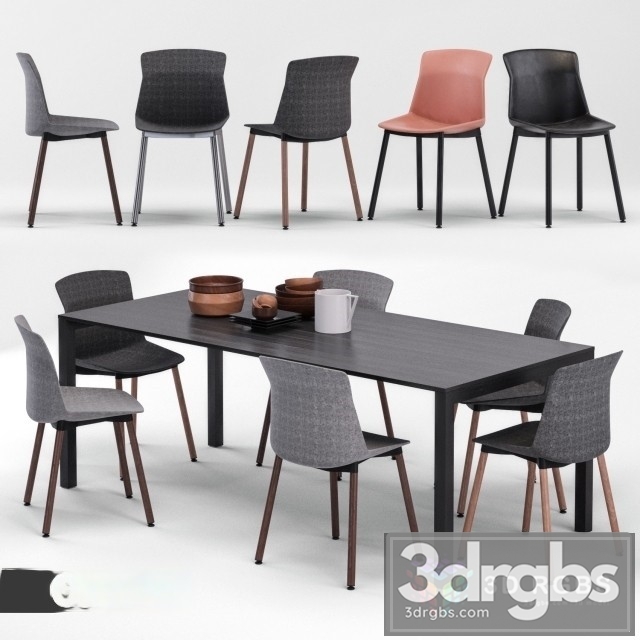 Table 195 Naan Chair Motek 3dsmax Download - thumbnail 1