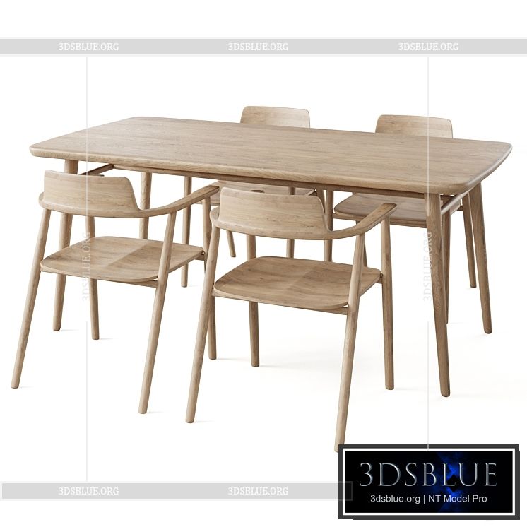 Table Aarhus by deep house 3DS Max - thumbnail 3