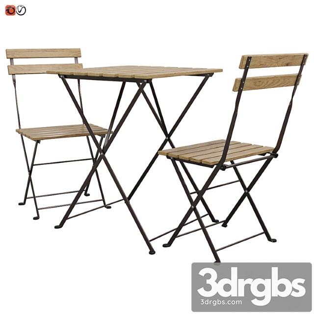 Table and chair ikea terno 2 3dsmax Download - thumbnail 1