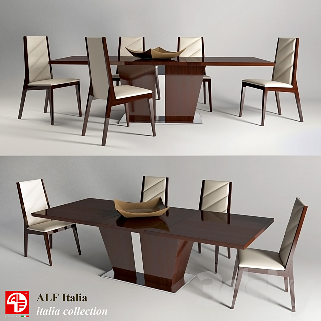 Table and chair Italia colection (ALF italia) 3DSMax File - thumbnail 1