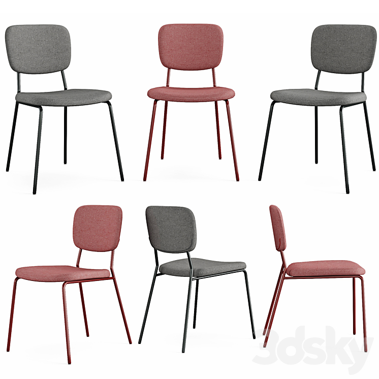 Table and chair Laneberg Karljan 3DS Max - thumbnail 2