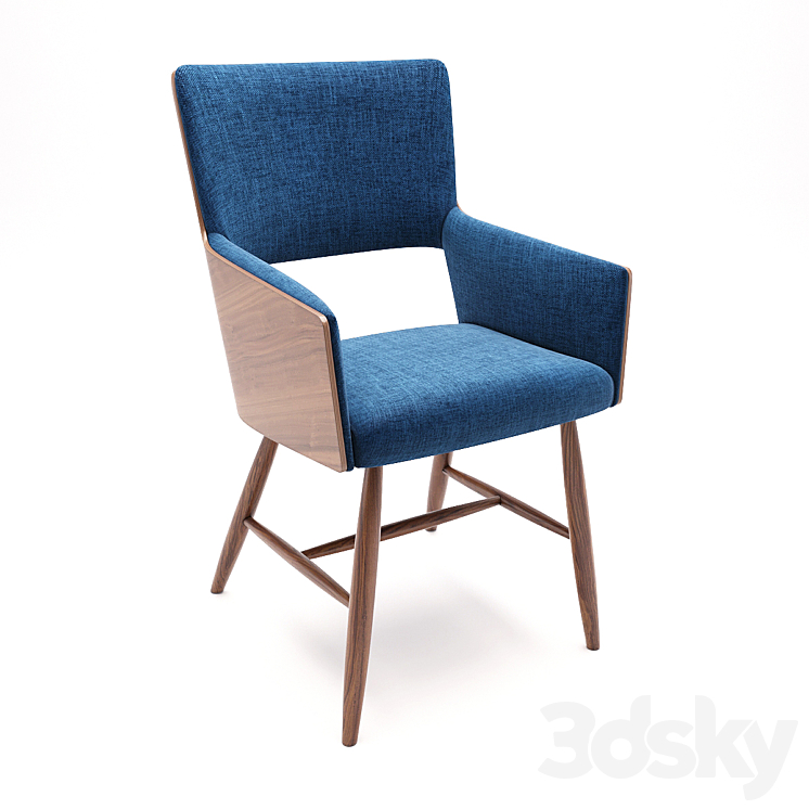 Table and chair Mikiya Kobayashi 3DS Max - thumbnail 2