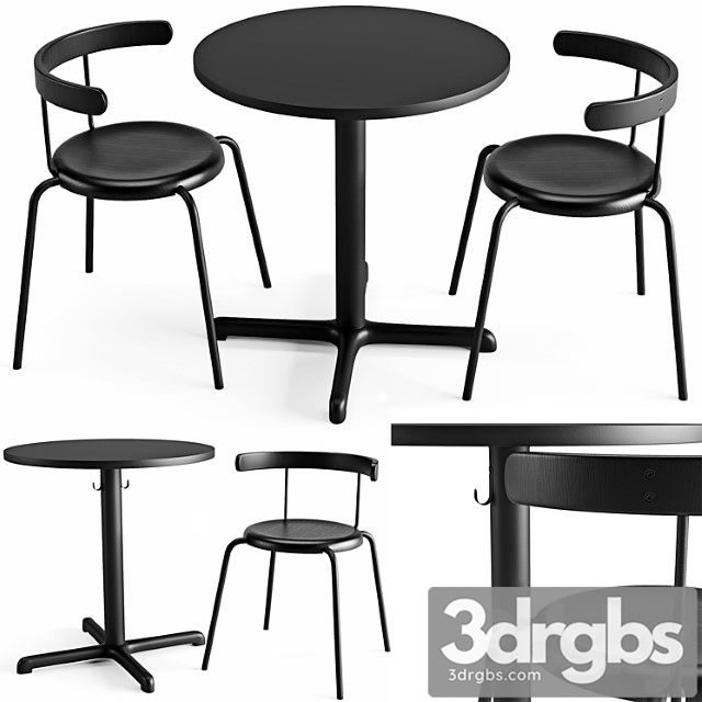 Table and chair stensele yngvar 2 3dsmax Download - thumbnail 1