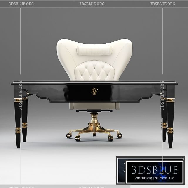 Table and chair Visionnaire – Windsor 3DS Max - thumbnail 3