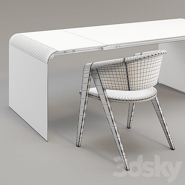 Table and chair Voglauer Spirit 3DSMax File - thumbnail 3