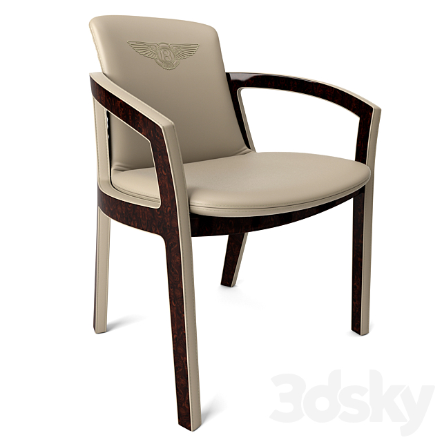 Table and chairs Bentley Home. Belgravia Chair. Madeley Table 3DSMax File - thumbnail 2