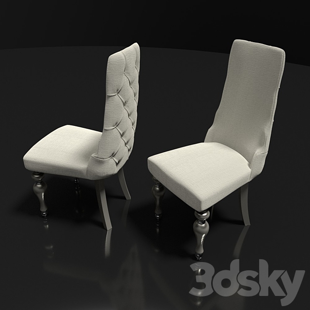 Table and chairs ZebranoCasa 3DS Max Model - thumbnail 3