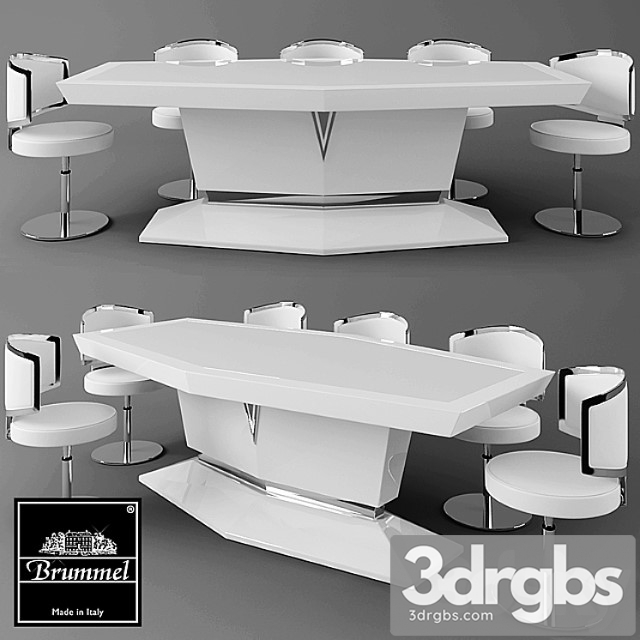 Table brummel 2 3dsmax Download - thumbnail 1