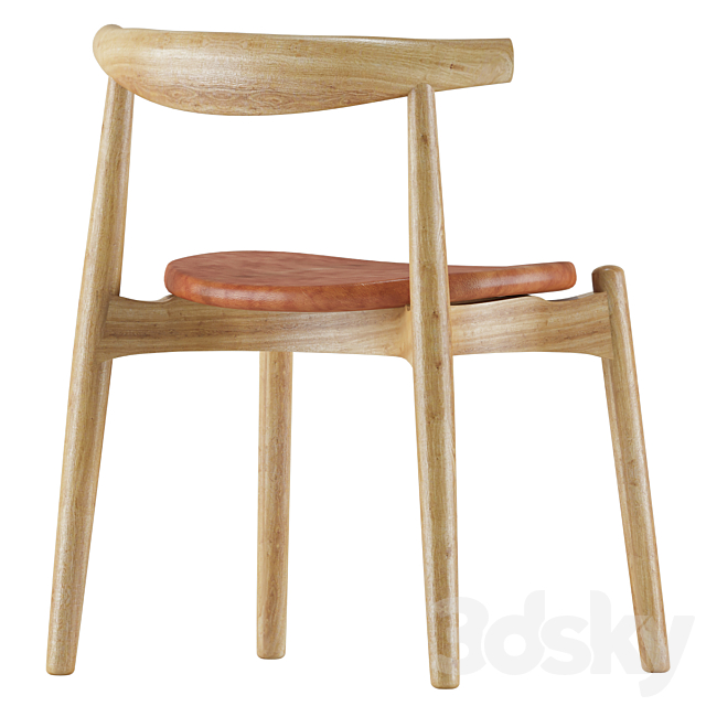 Table Chair Set 06 3DS Max Model - thumbnail 3