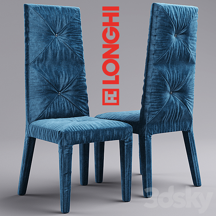 table longhi Rim chair longhi Must table longhi karl 3DS Max - thumbnail 2