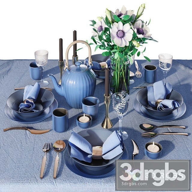 Table Setting 3dsmax Download - thumbnail 1