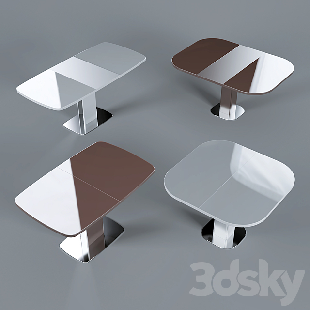 Tables Douglas and chair Zeffiro from Pranzo 3DSMax File - thumbnail 2