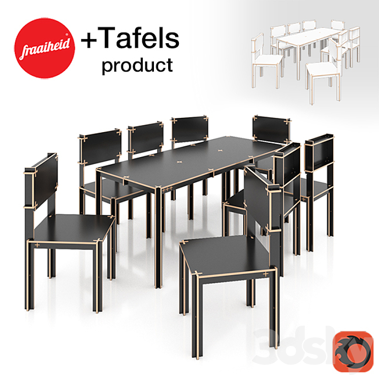 + Tafels product by fraaiheid 3DS Max - thumbnail 1