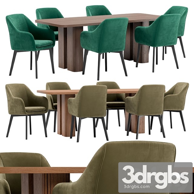 Texas dining chair and lazar table - thumbnail 1