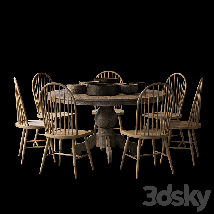 The dinette 3DS Max - thumbnail 1