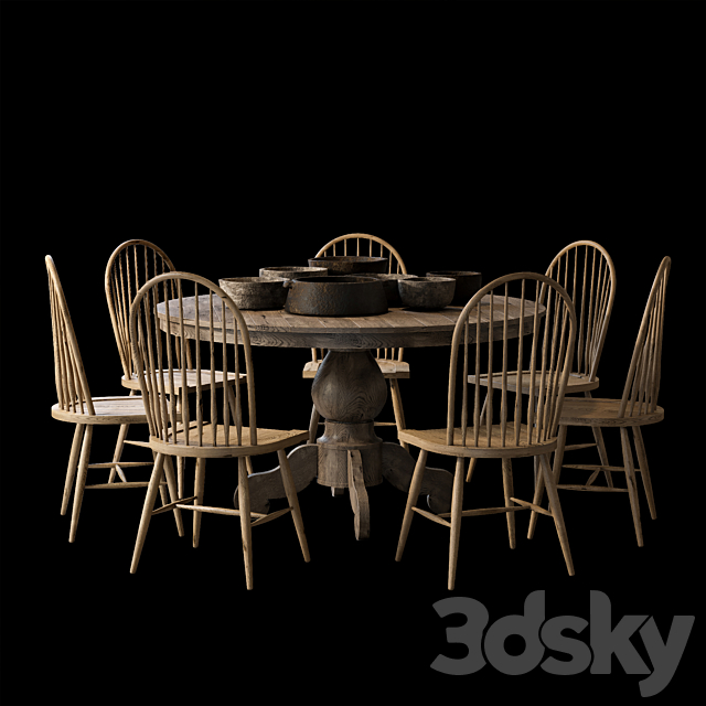 The dinette 3DSMax File - thumbnail 1