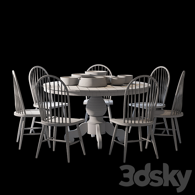 The dinette 3DSMax File - thumbnail 2