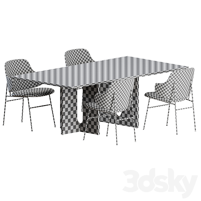 The Penguin Dining Set by Menu 3DSMax File - thumbnail 2