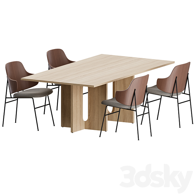 The Penguin Dining Set by Menu 3DSMax File - thumbnail 4