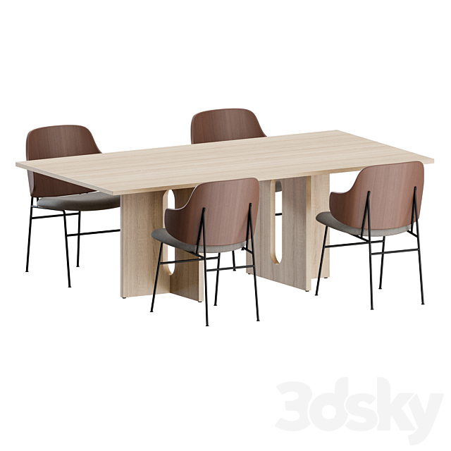 The Penguin Dining Set by Menu 3DSMax File - thumbnail 5