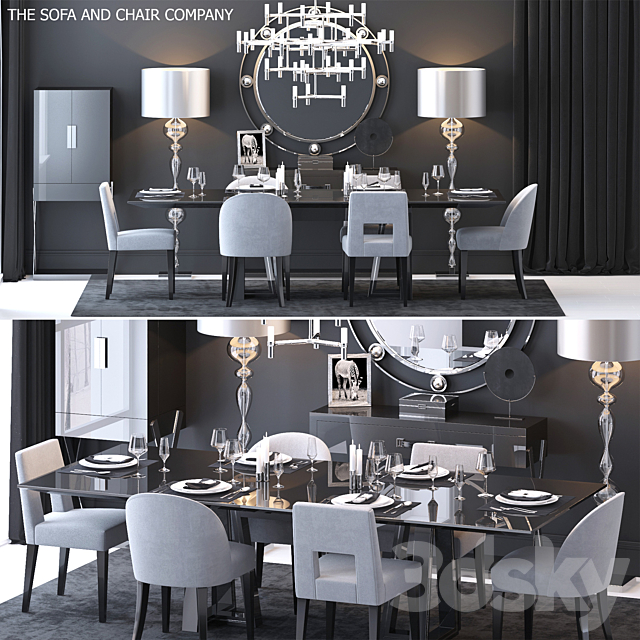 The Sofa & Chair Company Set 3 3DSMax File - thumbnail 1