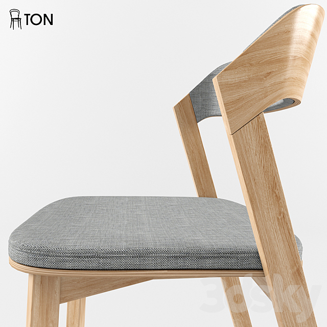 Ton Merano chair + Table stelvio 3DSMax File - thumbnail 3