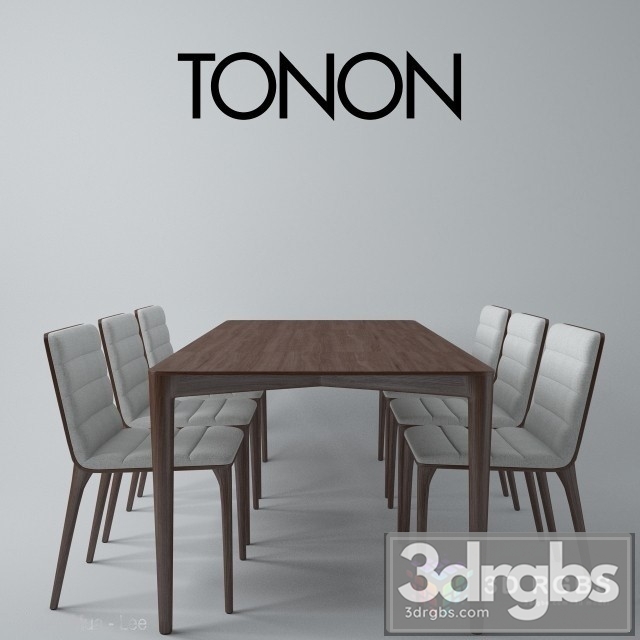 Tonton Table Chair Pit 3dsmax Download - thumbnail 1