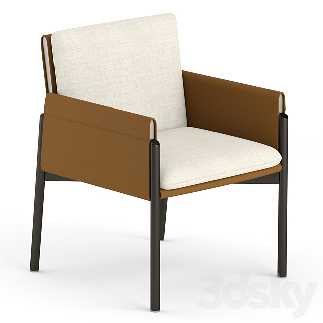 Turri Zenit chair and table 3DSMax File - thumbnail 2