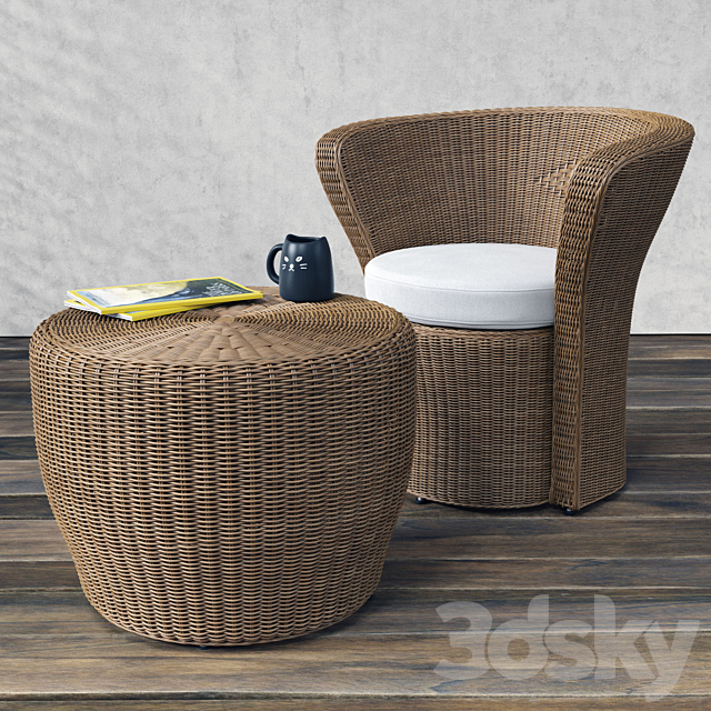 VARASCHIN Bolero Easy Chair 3DSMax File - thumbnail 1