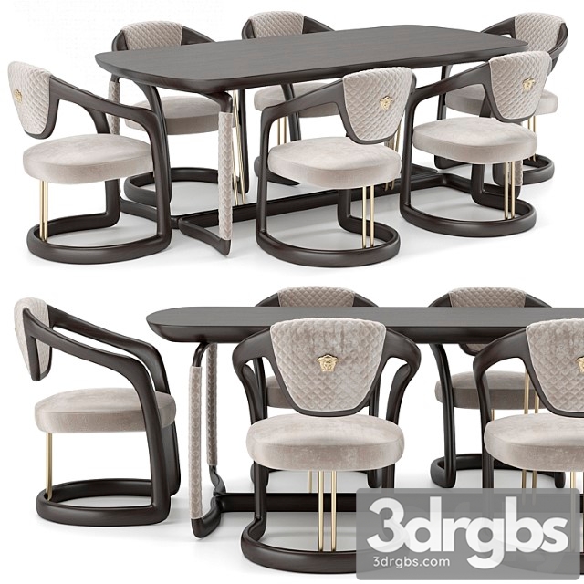 Versace home chair table - thumbnail 1