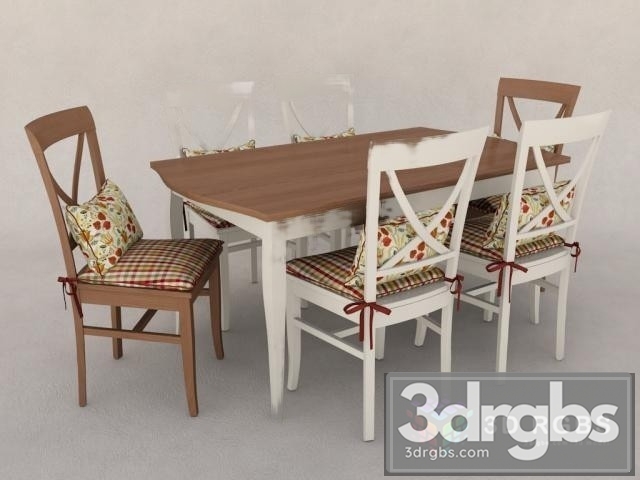 Vintage Dinning Table 3dsmax Download - thumbnail 1