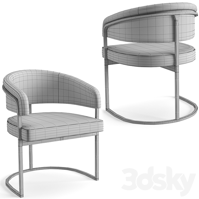 Visionnaire dining set 3DSMax File - thumbnail 7