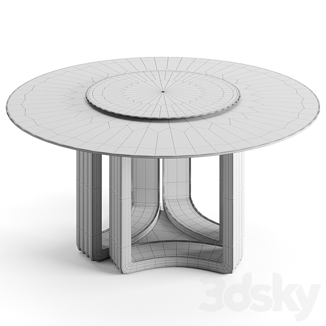 Visionnaire Dining Set Kylo 3DSMax File - thumbnail 5