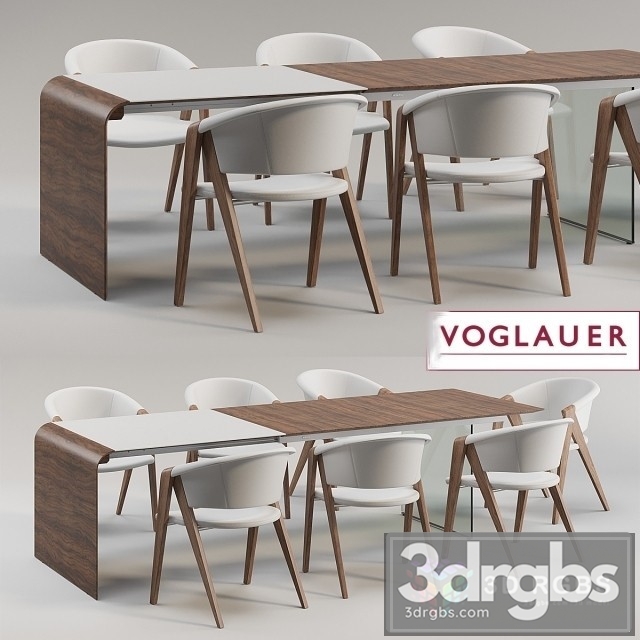 Voglauer Spirit Table and Chair 3dsmax Download - thumbnail 1