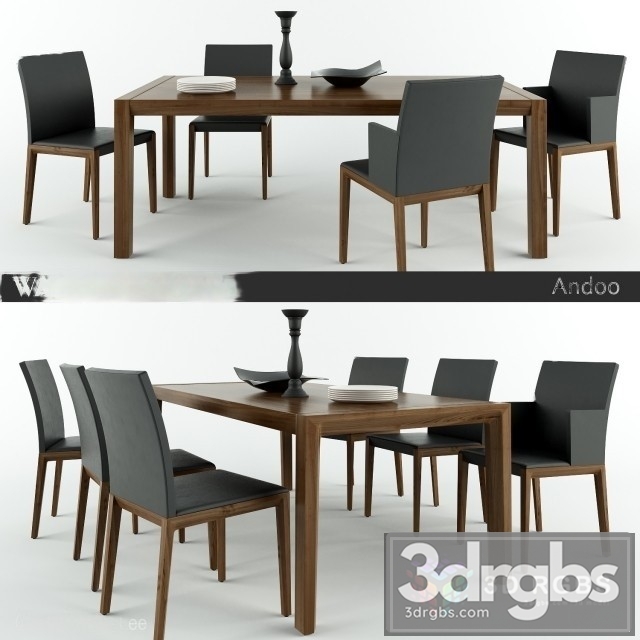 Walter Knoll Andoo Chear Table 3dsmax Download - thumbnail 1