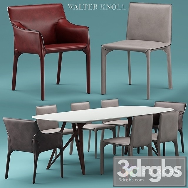 Walterknoll Saddle Table and Chair 3dsmax Download - thumbnail 1