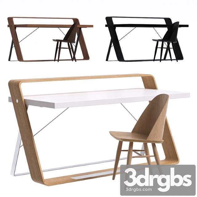 Watts desk and synnes dining chair - thumbnail 1