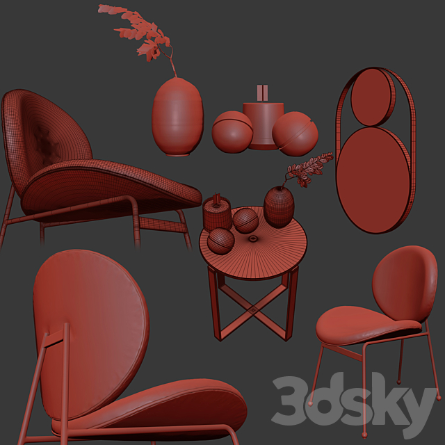 West Elm Collection 3DSMax File - thumbnail 3